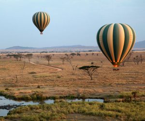 hot air balloon safari