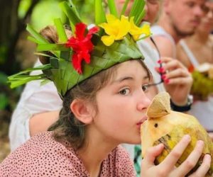 traditional hat on spice farm