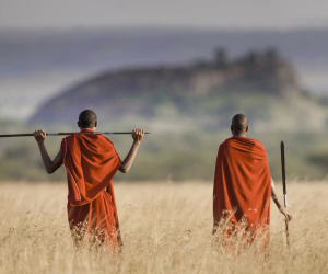 Masaai men in tanzania
